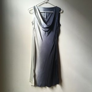 Liviana Conti Cowl dress Silk Made in Italy Sz S